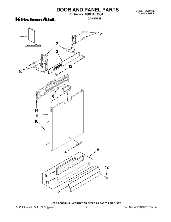 Diagram for KUDE50CXSS0