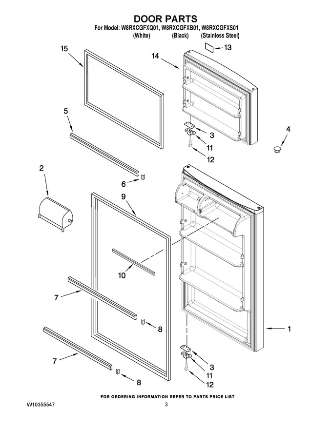 Diagram for W8RXCGFXQ01