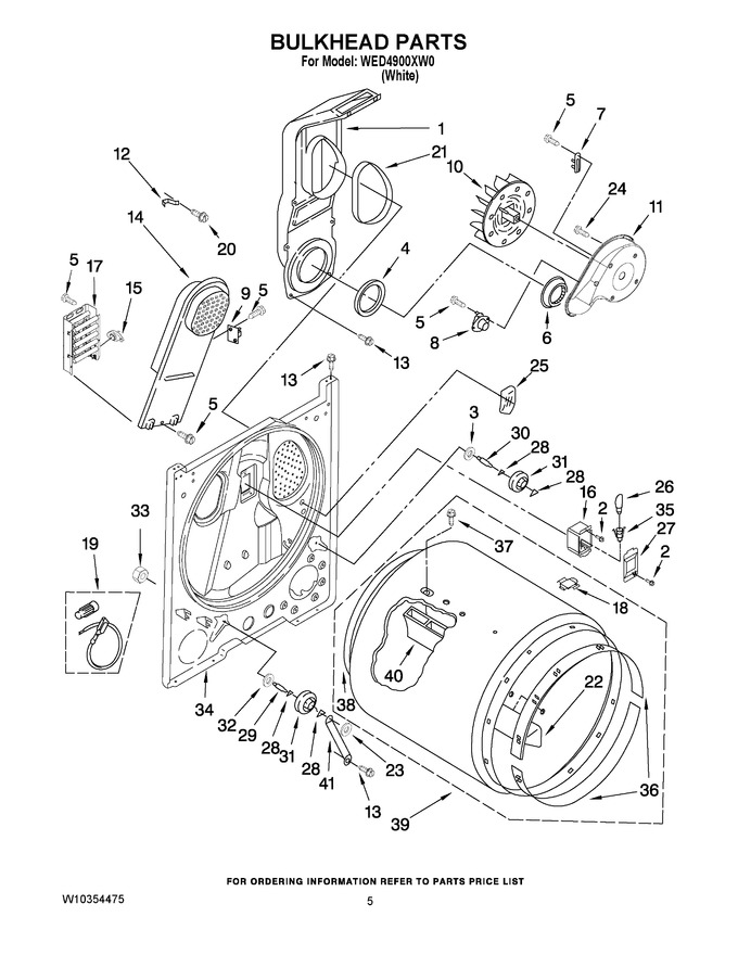 Diagram for WED4900XW0