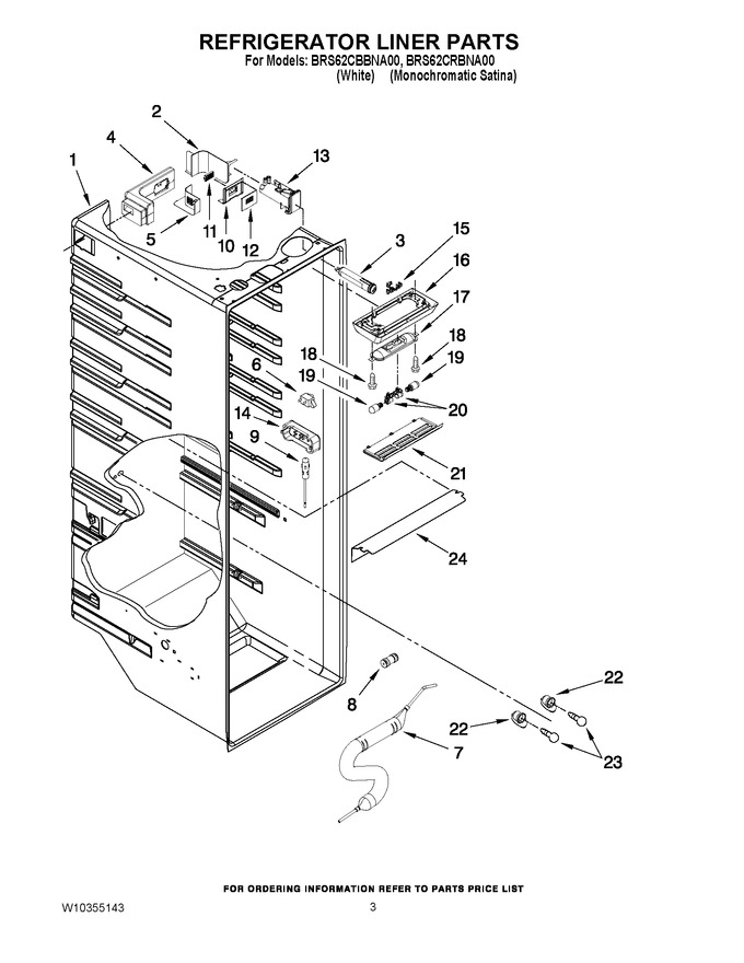 Diagram for BRS62CRBNA00