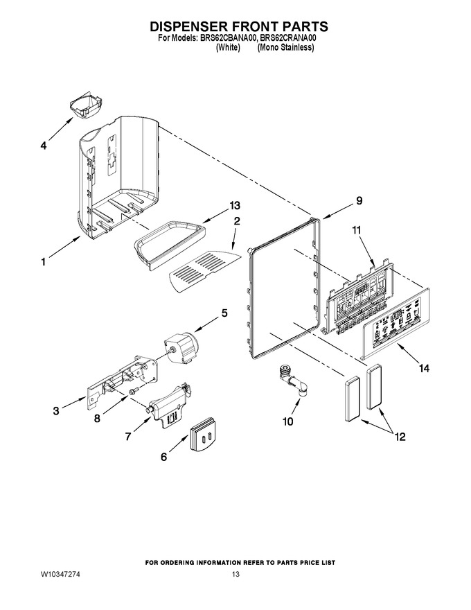 Diagram for BRS62CBANA00