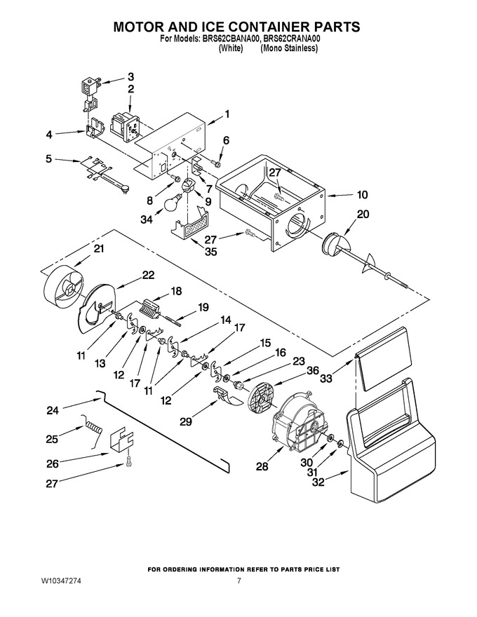 Diagram for BRS62CRANA00