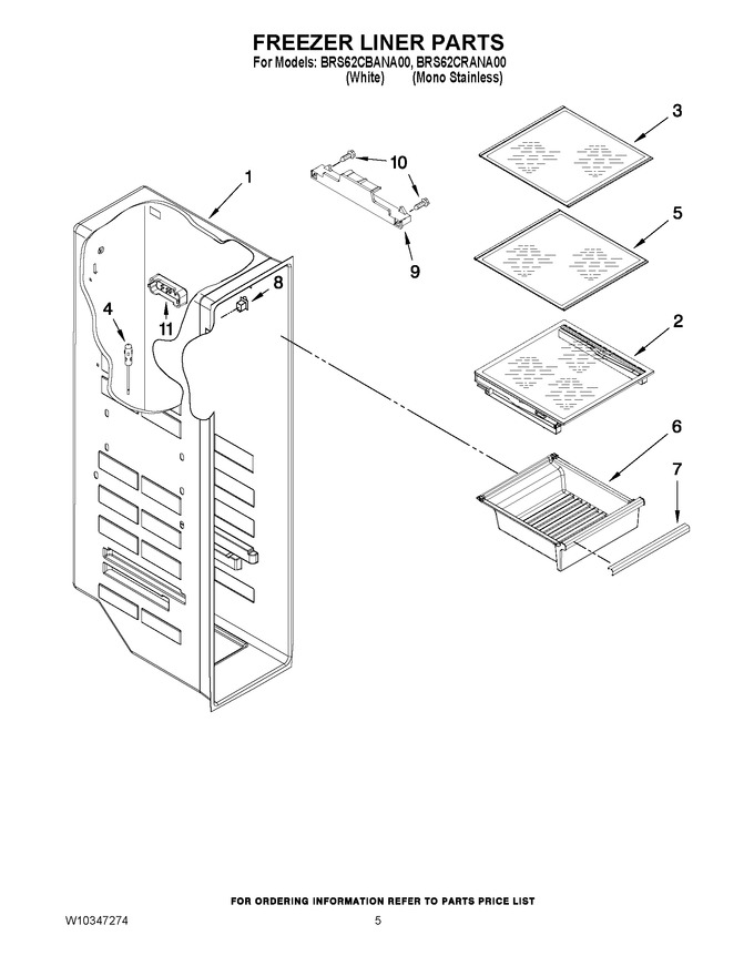 Diagram for BRS62CRANA00