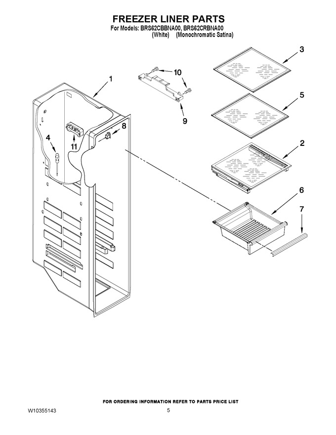 Diagram for BRS62CRBNA00