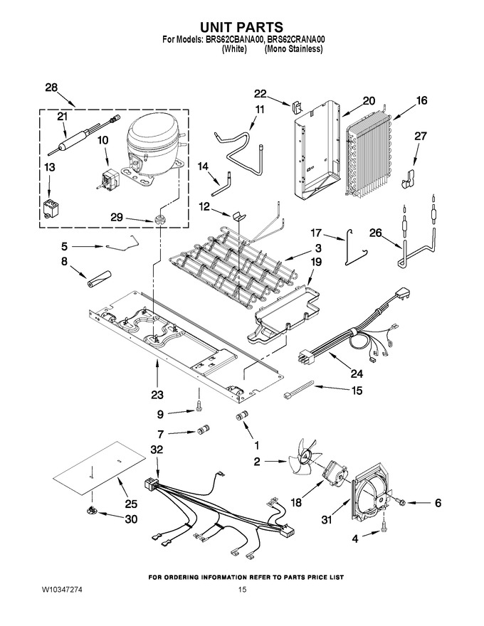 Diagram for BRS62CRANA00