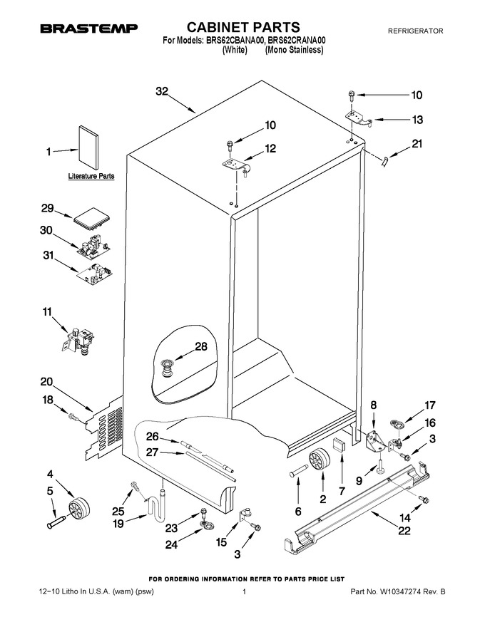 Diagram for BRS62CRANA00