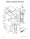 Diagram for 01 - Cabinet, Door And Liner Parts