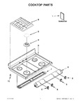 Diagram for 01 - Cooktop Parts