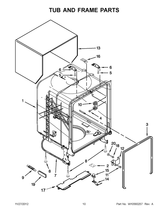 Diagram for WDF530PAYW4