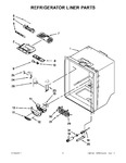 Diagram for 03 - Refrigerator Liner Parts