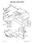 Diagram for 02 - Freezer Liner Parts