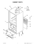 Diagram for 01 - Cabinet Parts