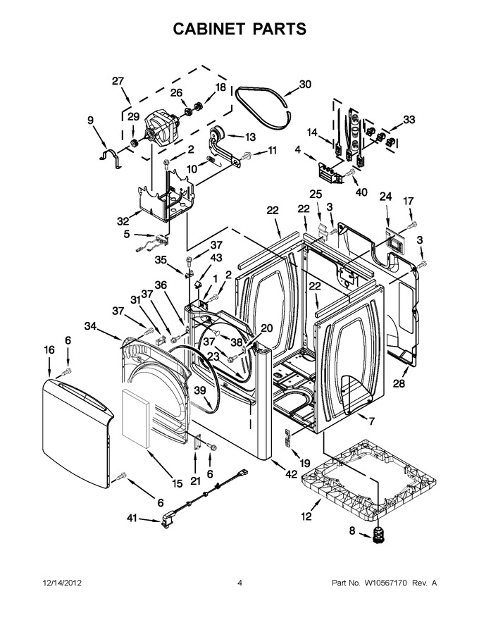 Diagram for WED8200YW2