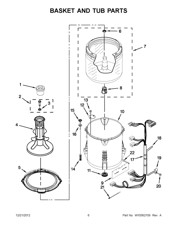 Diagram for 7MWTW1501AW2