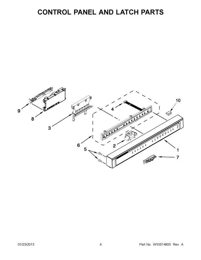 Diagram for WDF730PAYW4