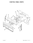 Diagram for 02 - Control Panel Parts