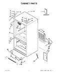 Diagram for 01 - Cabinet Parts