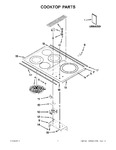 Diagram for 01 - Cooktop Parts