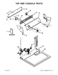 Diagram for 01 - Top And Console Parts