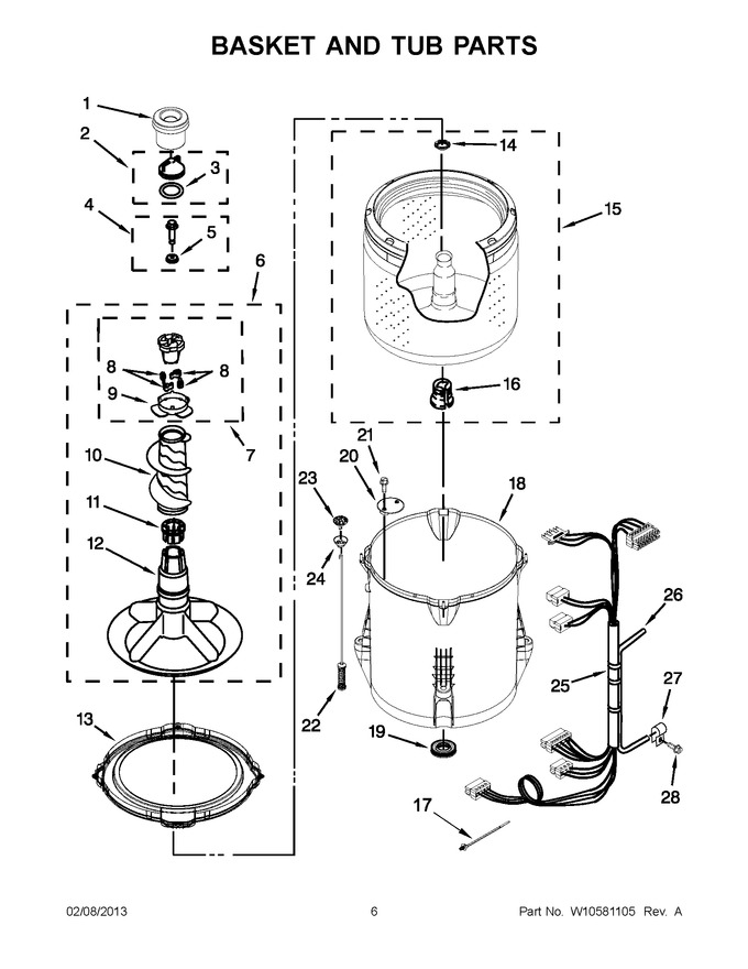 Diagram for 7MWTW1700BQ0