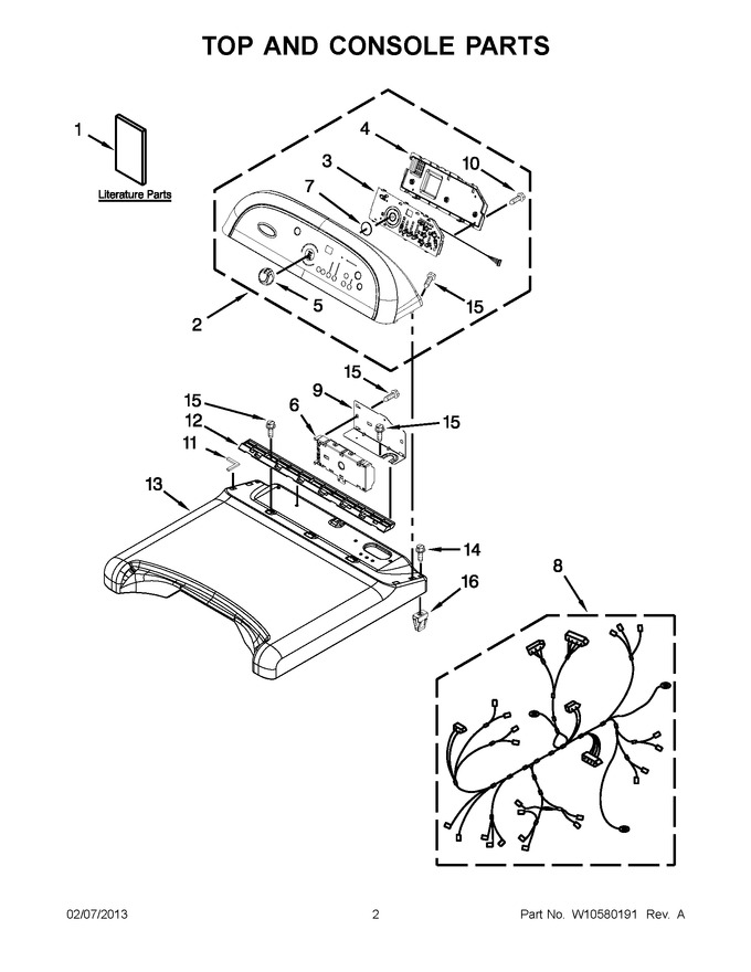 Diagram for WGD8600YW3