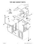Diagram for 01 - Top And Cabinet Parts