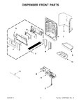 Diagram for 08 - Dispenser Front Parts