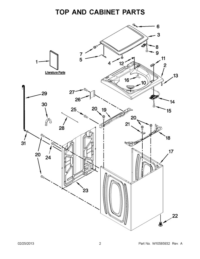 Diagram for 7MWTW5521BW0