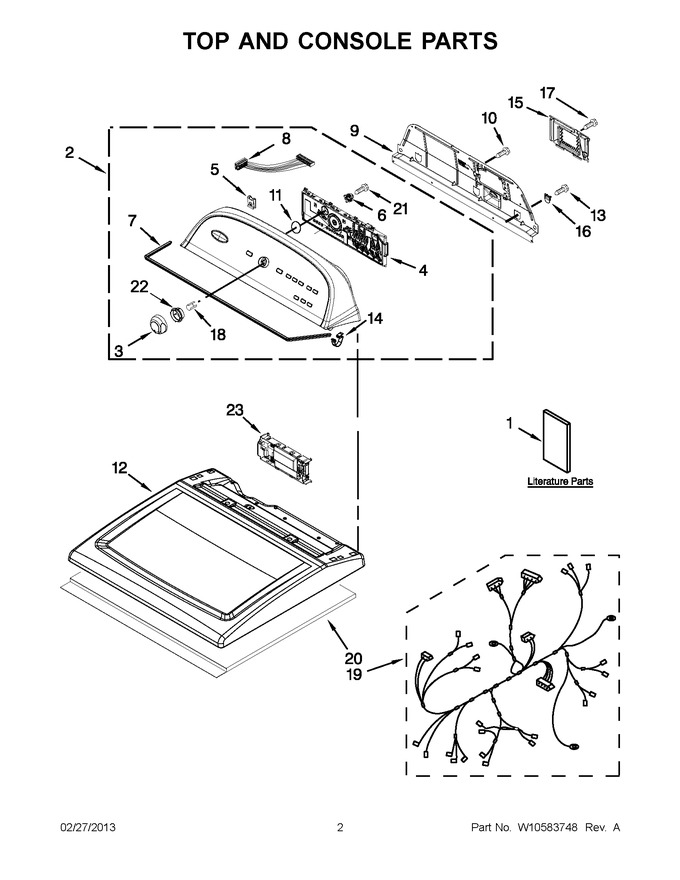 Diagram for WGD5600XW2