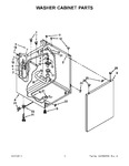 Diagram for 06 - Washer Cabinet Parts