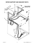 Diagram for 05 - Dryer Support And Washer Parts