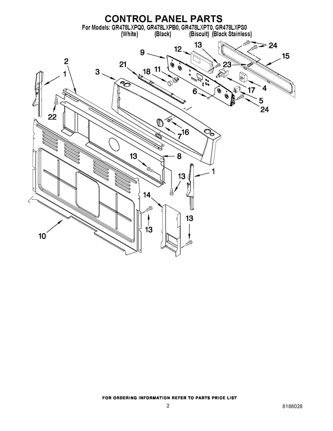 Diagram for GR478LXPS0