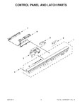 Diagram for 02 - Control Panel And Latch Parts