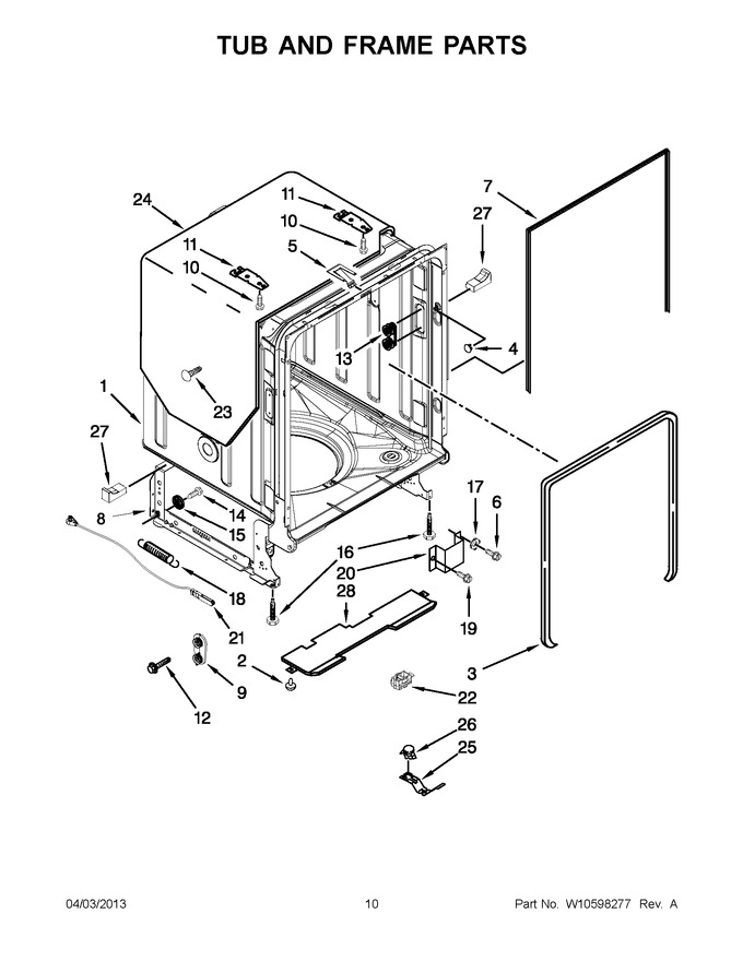 Diagram for KUDC10FXBL6