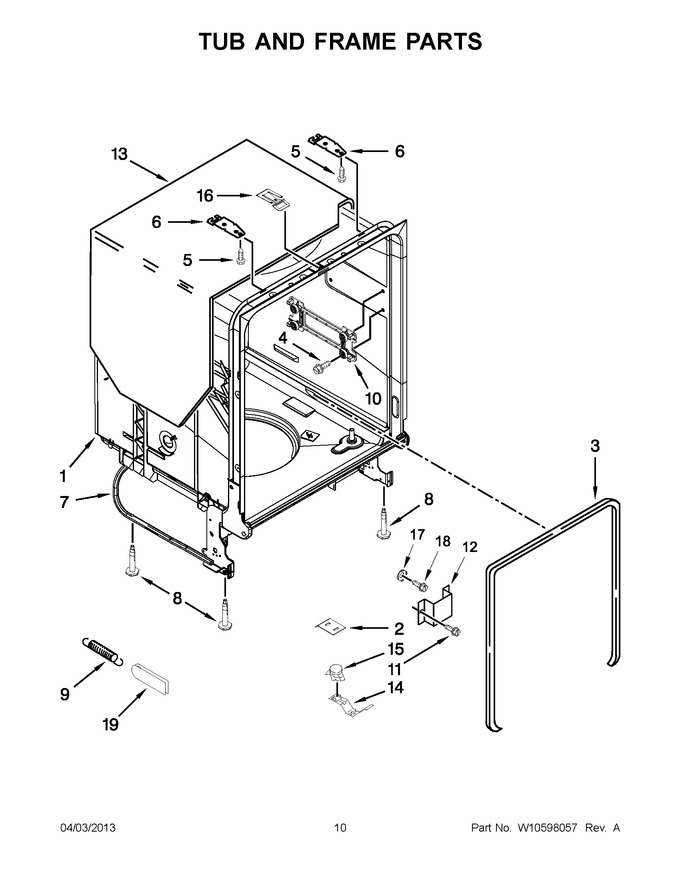 Diagram for WDF730PAYB5