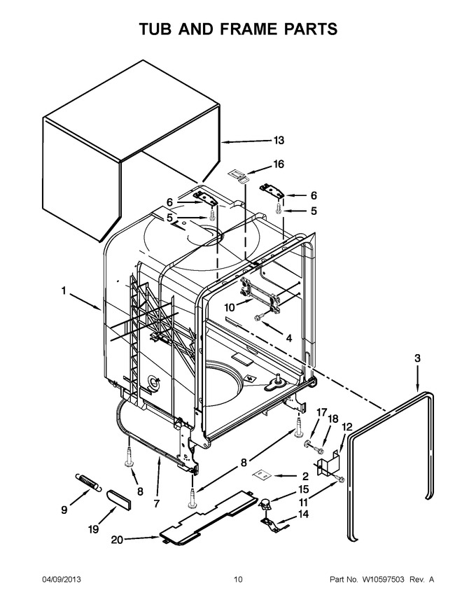Diagram for 7WDT770PAYW4