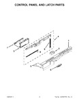 Diagram for 02 - Control Panel And Latch Parts