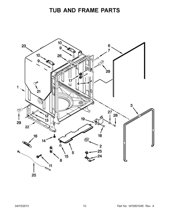 Diagram for WDF775SAYW2