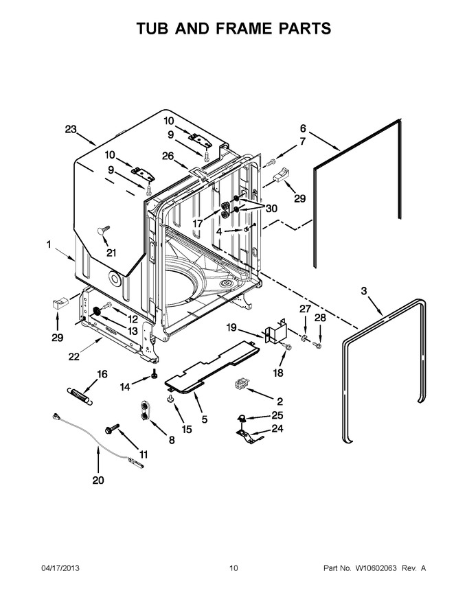 Diagram for WDT910SSYM2