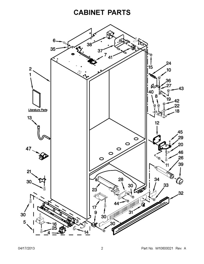 Diagram for KBFO42FTX07