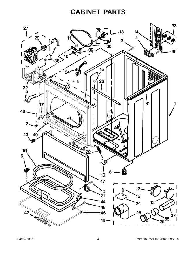 Diagram for 7MWED5600BW0