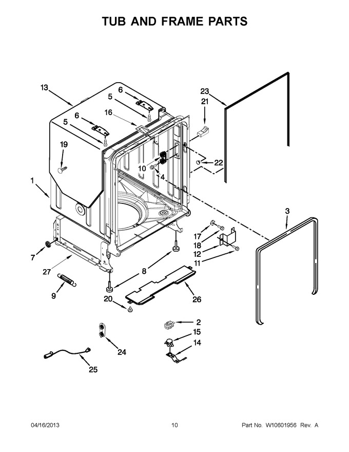 Diagram for WDT790SAYM2