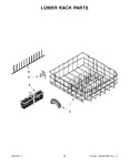 Diagram for 10 - Lower Rack Parts