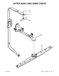 Diagram for 07 - Upper Wash And Rinse Parts