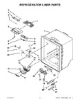 Diagram for 03 - Refrigerator Liner Parts