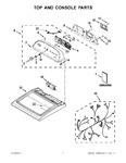 Diagram for 01 - Top And Console Parts