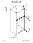 Diagram for 01 - Cabinet Parts