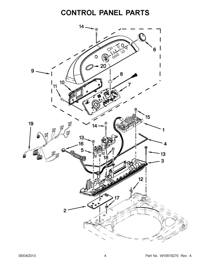 Diagram for WTW8540BW0