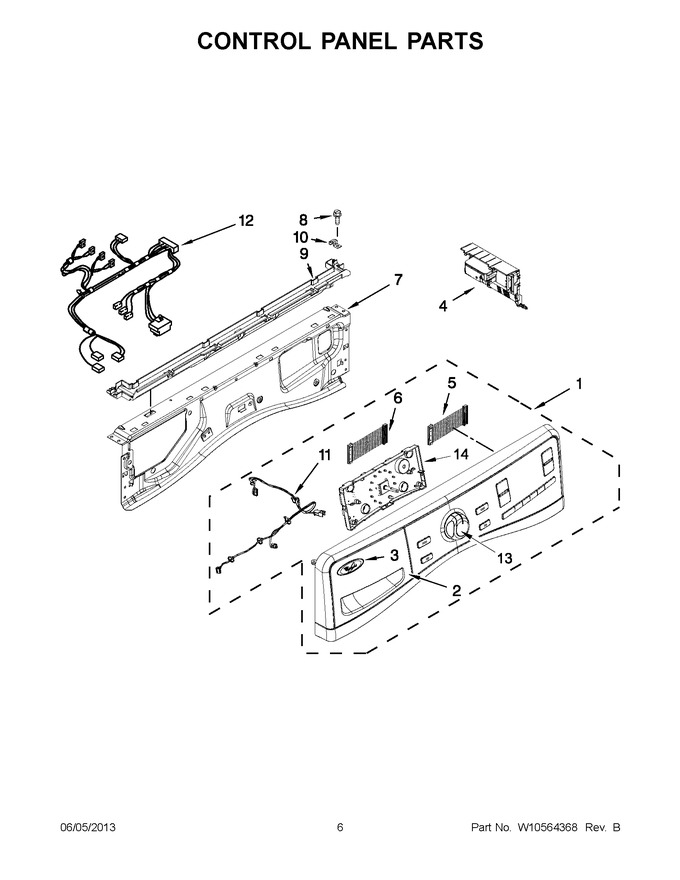 Diagram for WFW97HEXR3