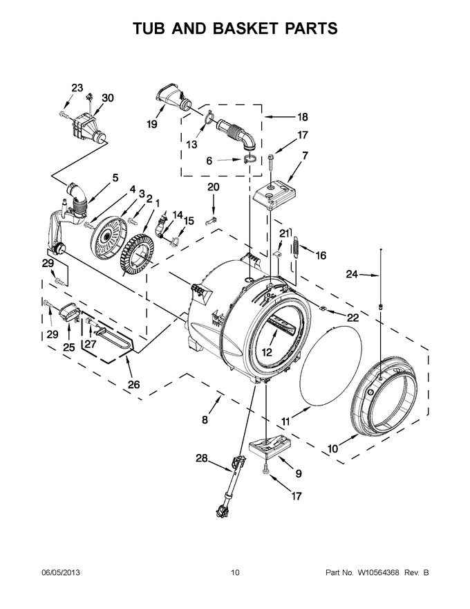 Diagram for WFW97HEXL3